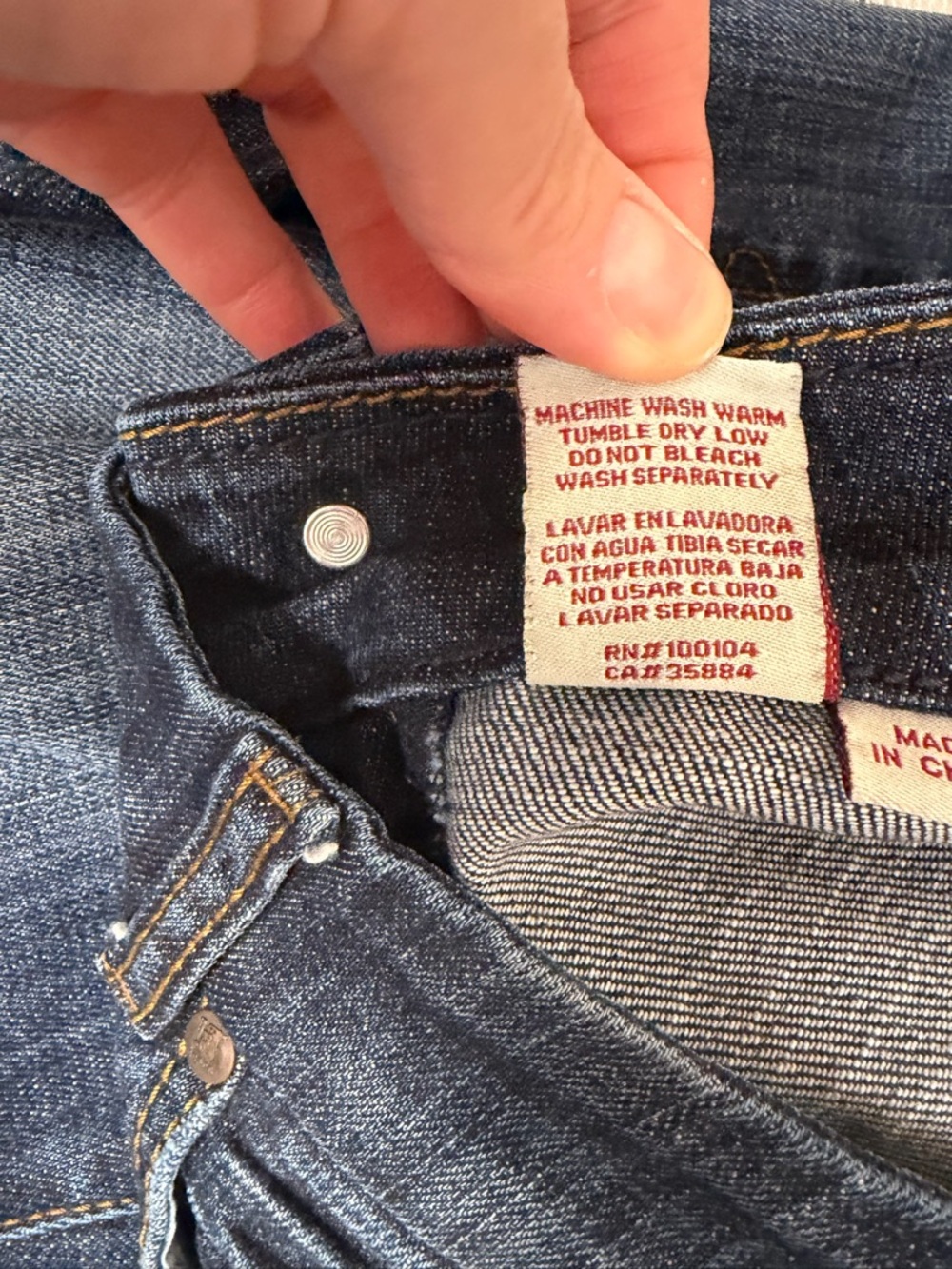 !iT Jeans Los Angeles Vintage Y2K Bermuda Shorts Dark Wash Denim Sz 30 Low Rise - Picture 11 of 16